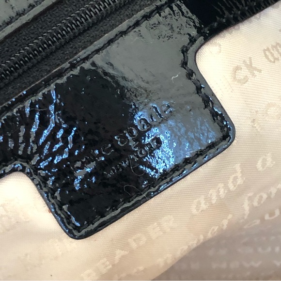 ♠️ Kate spade New York ♠️ large black patent leather handbag - Picture 11 of 17